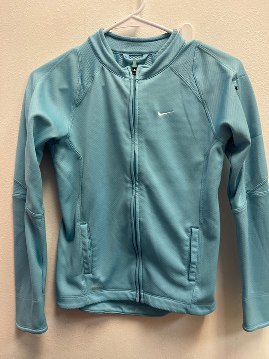 L Nike Light Blue Zip Jacket