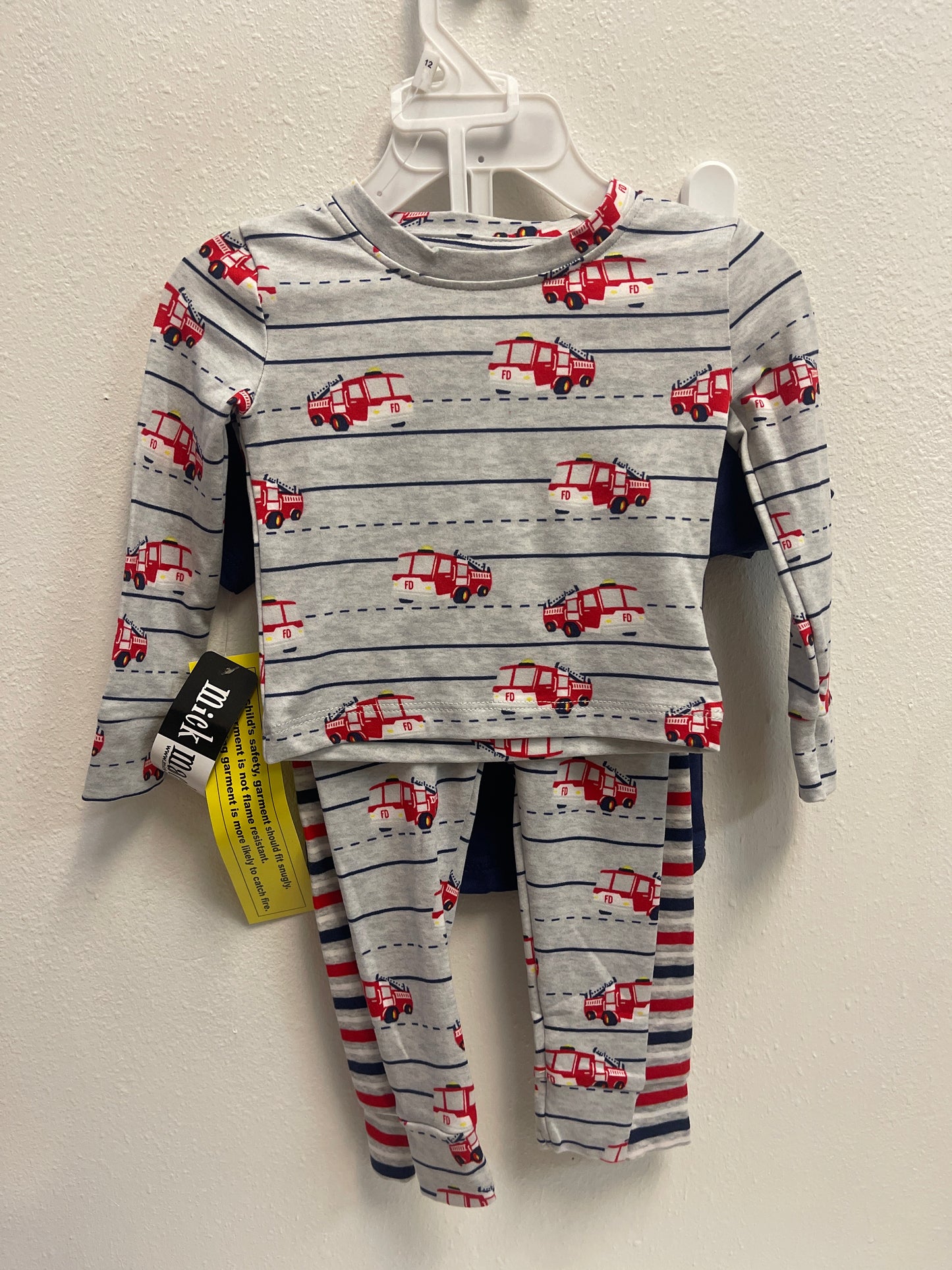 12m NEW Mick Mack 4 pc Pajama Set