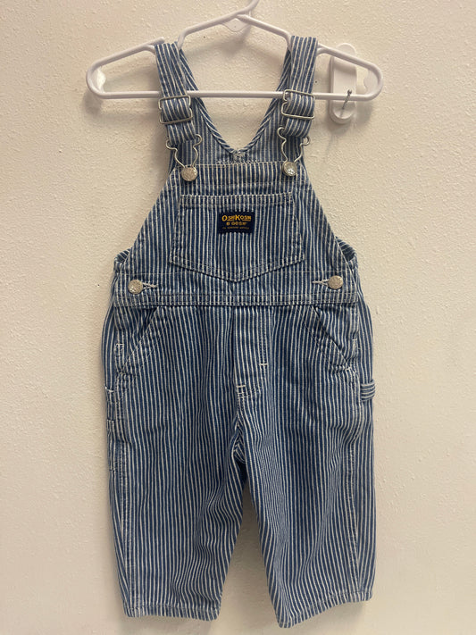 12m Vintage Osh Kosh Pinstripe Overall