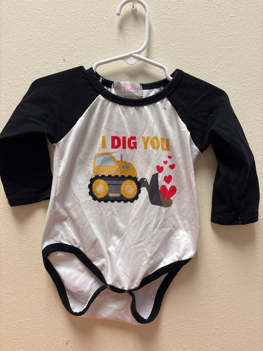 6-12m I Dig You Romper