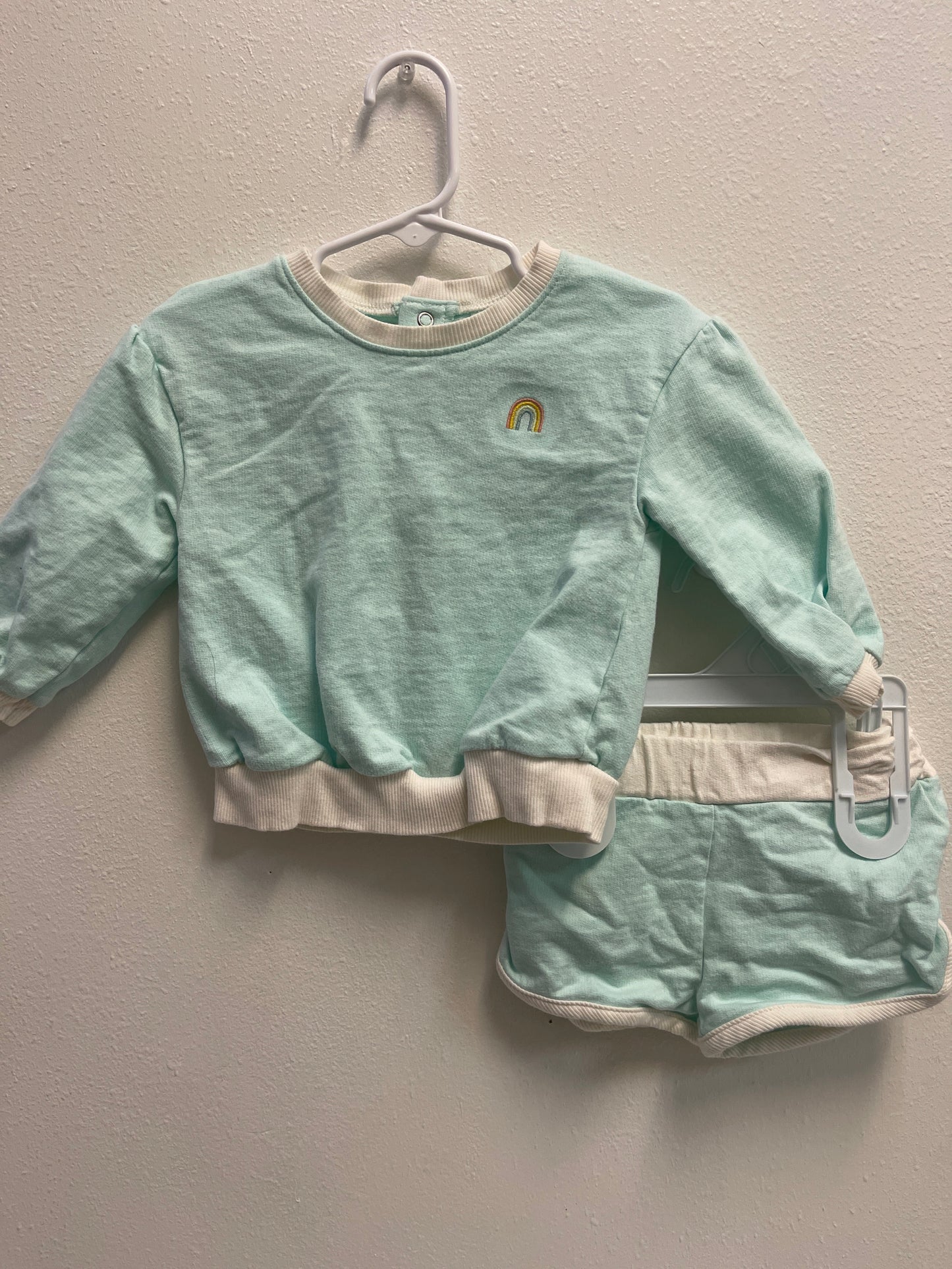 18m Carters Rainbow Sweat Short Set