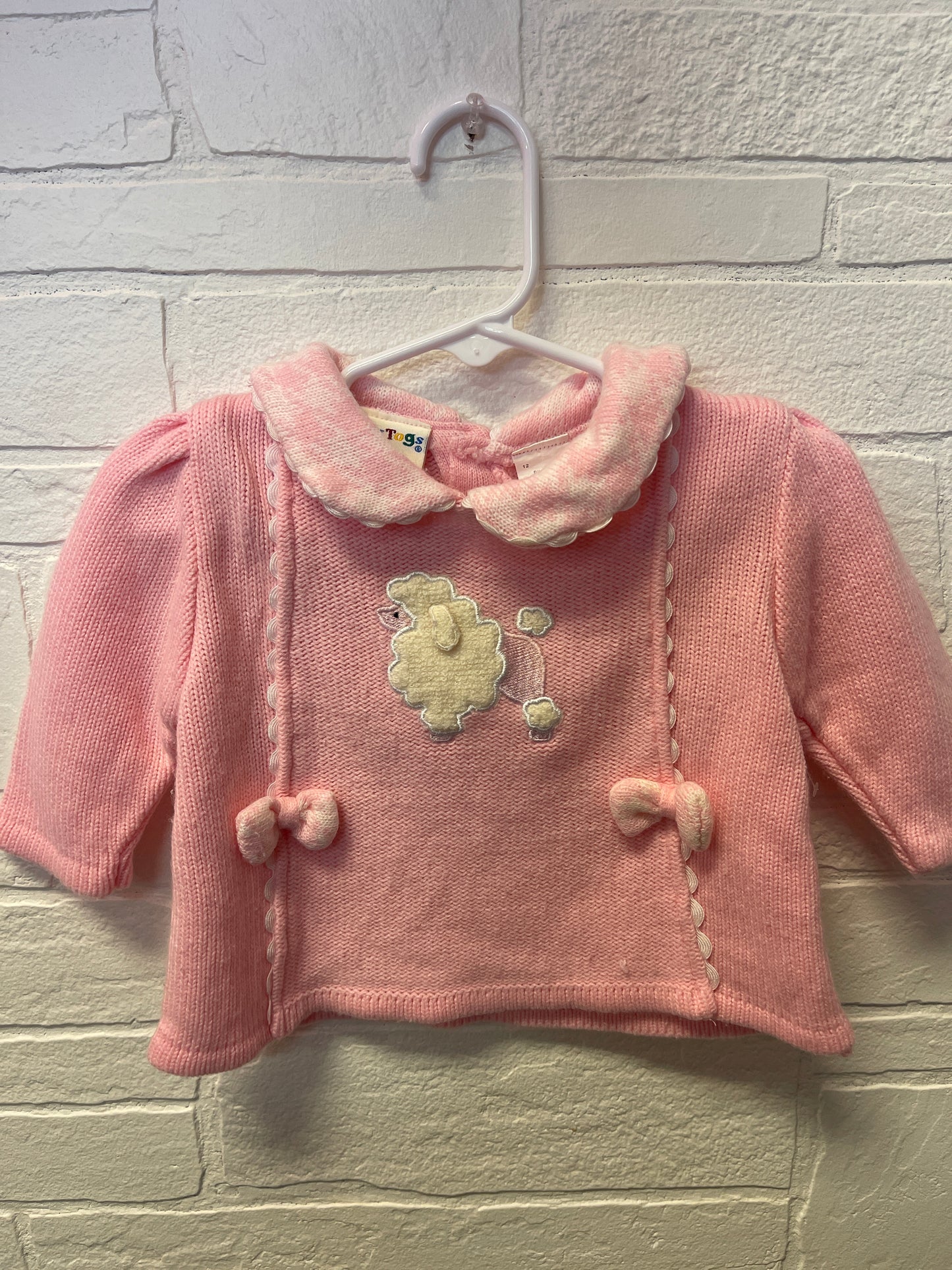 3/6m Vintage Baby Togs Poodle Sweater