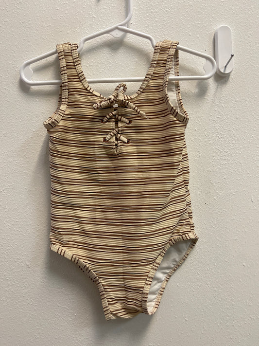 18/24m Rylee + Cru Neutral Stripe Swim