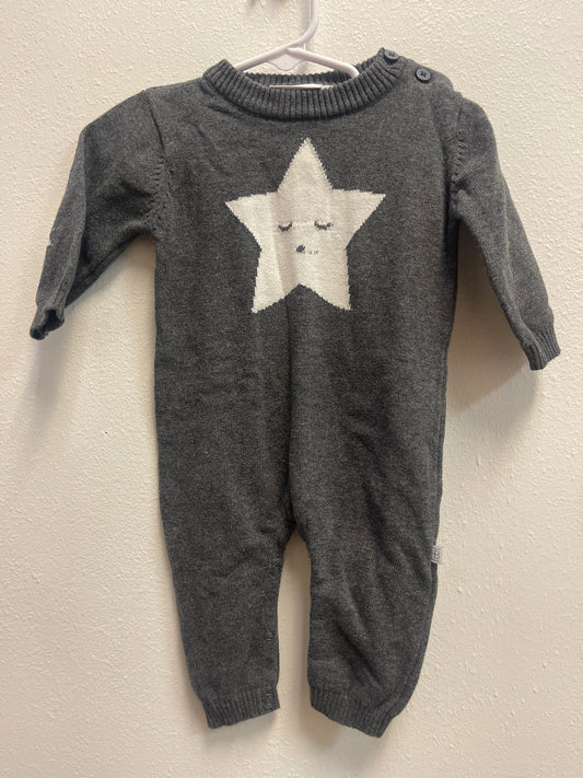 6m Elegant Baby Star Sweater Romper