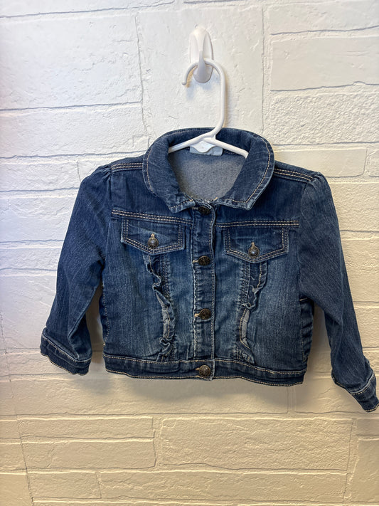 18-24 Denim Ruffle Jacket