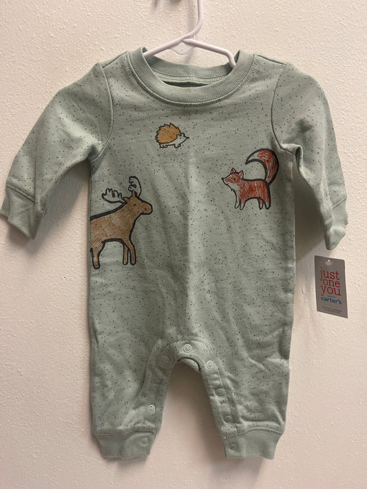 3m NEW Just One You Moose Romper