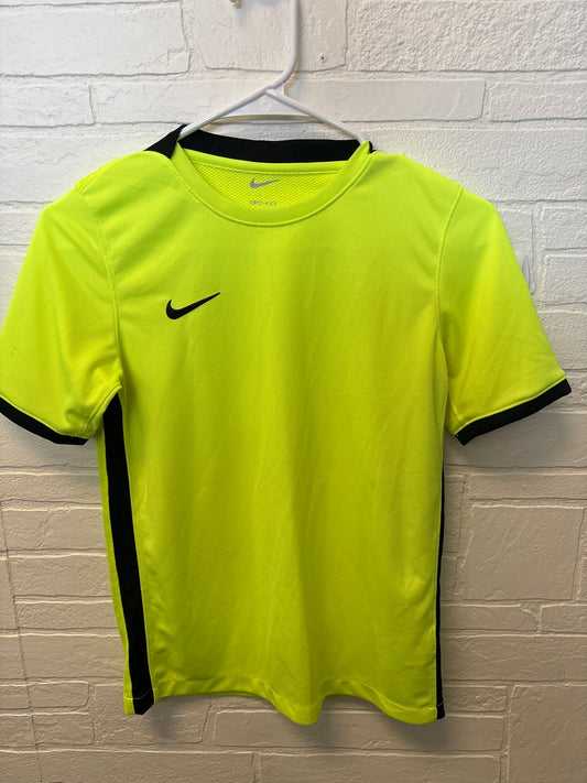 L 14 Nike Neon Green Black Tee