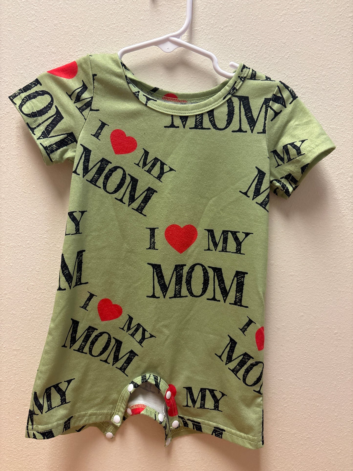 6-9m I Love My Mom Romper