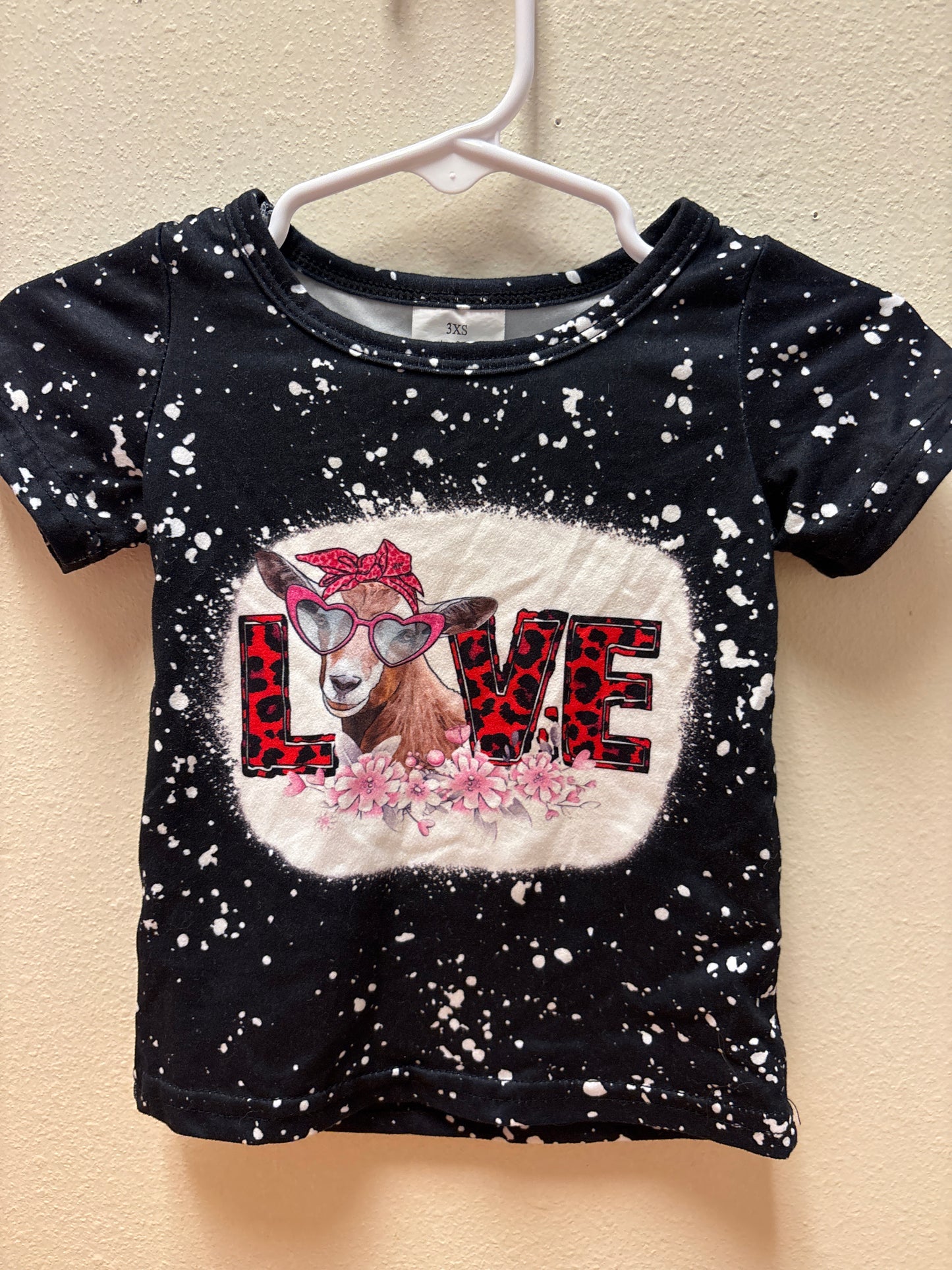 3-6m Love + Cow Tee