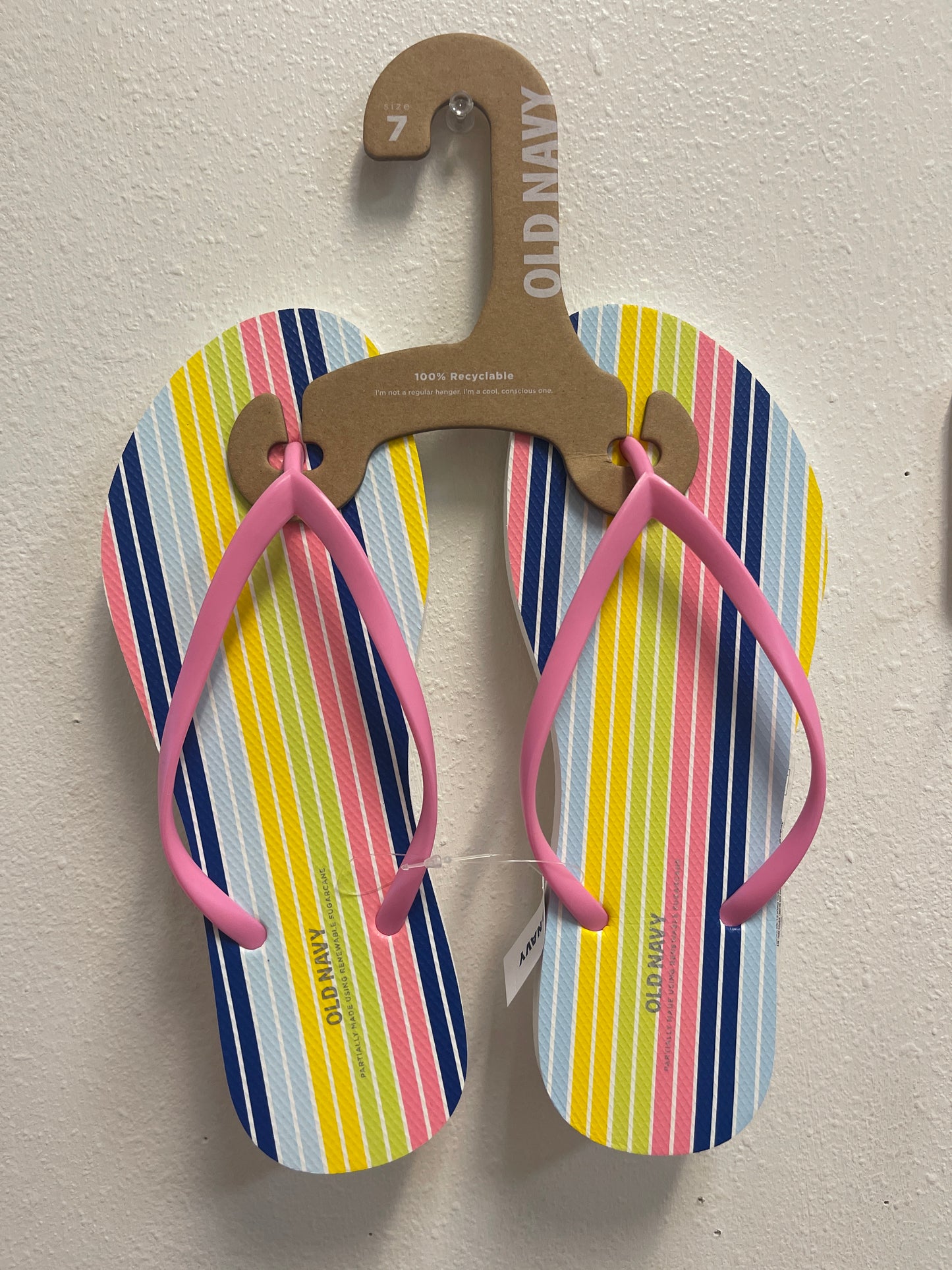 7 NEW Old Navy Stripe Flip Flop