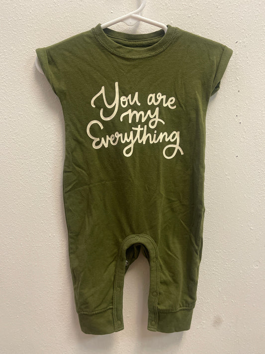 0/3m You Are My Everything Romper