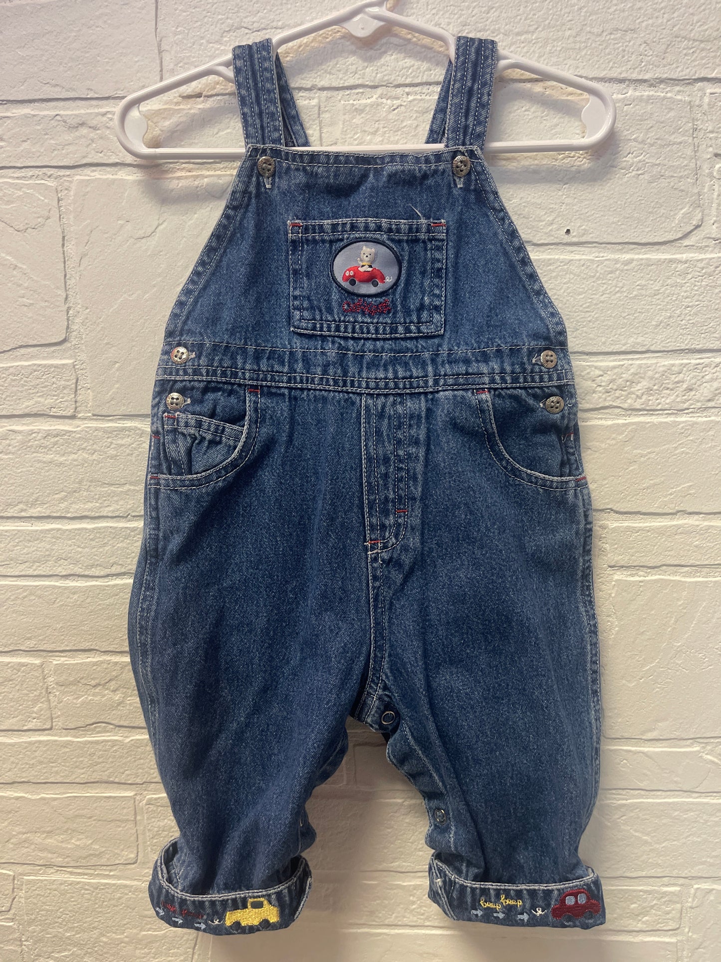 6/9m Vintage Osh Kosh Car Overalls