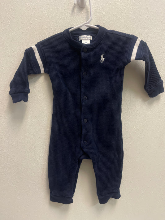 6m Ralph Lauren Waffle Knit Romper