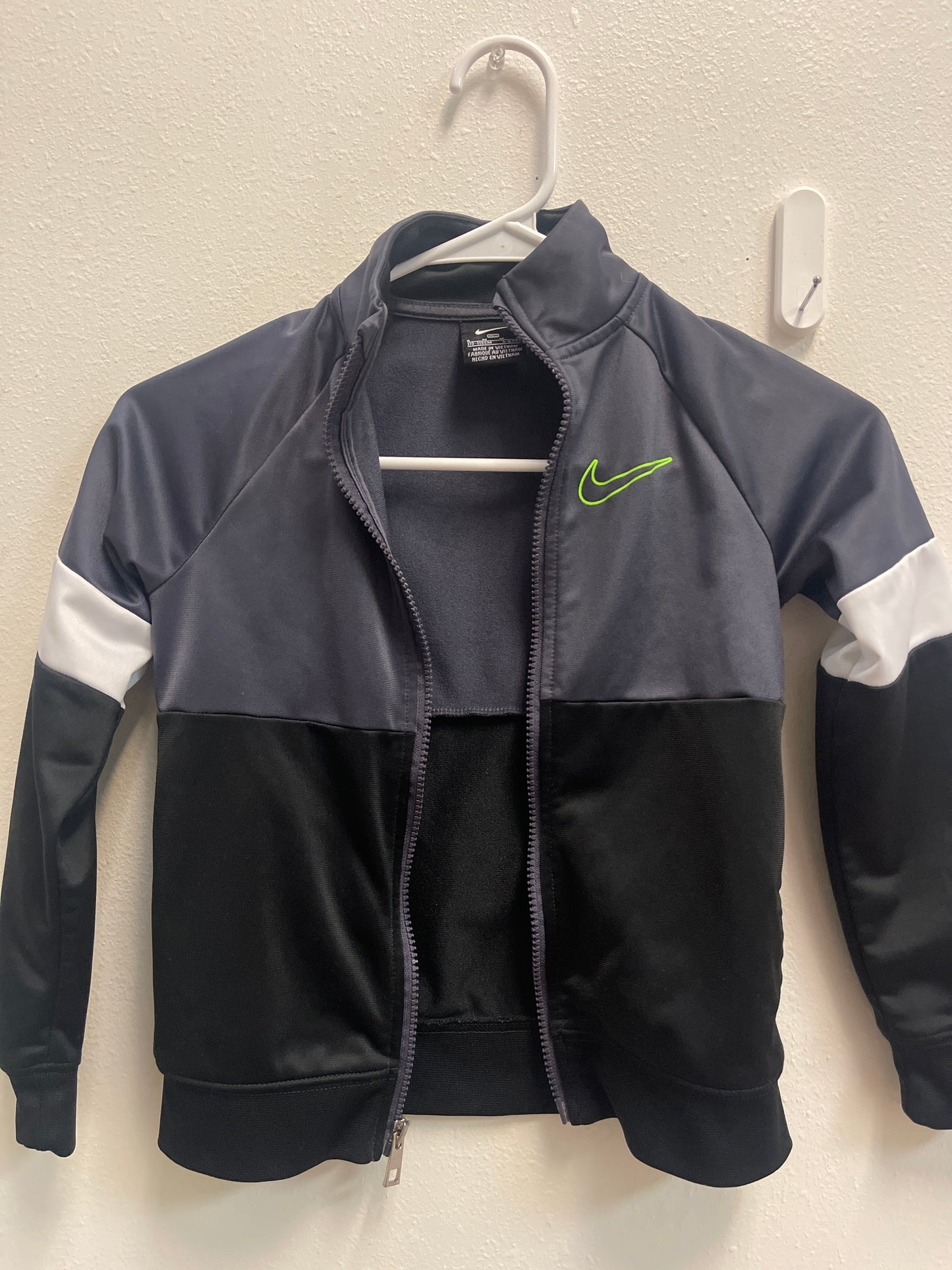 6 Nike Gray + Black Zip Jacket