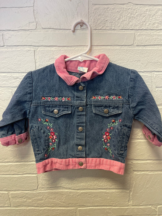 12m Vintage Nannette Embroidered Jean Jacket