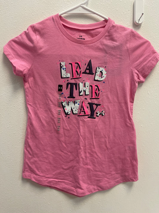 YSM NEW Under Armour Pink Lead the Way Tee