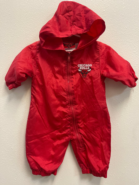 3/6m Chicago Bulls Windbreaker Romper