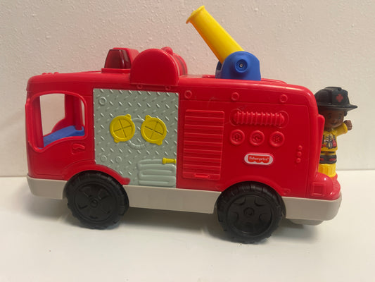 Little People Fire Truck & 1 Fire Fighter