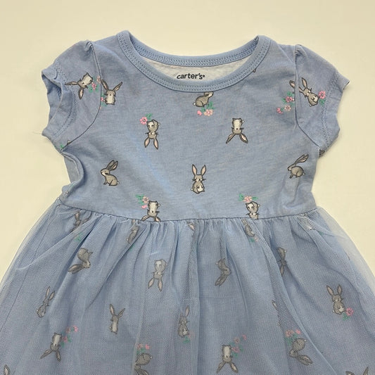 12m Carters Blue Blunny Dress