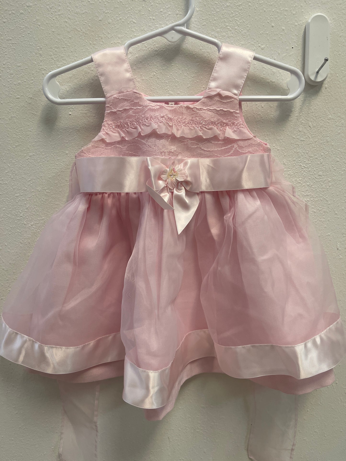 6/9m Bonnie Baby Pink Formal Dress