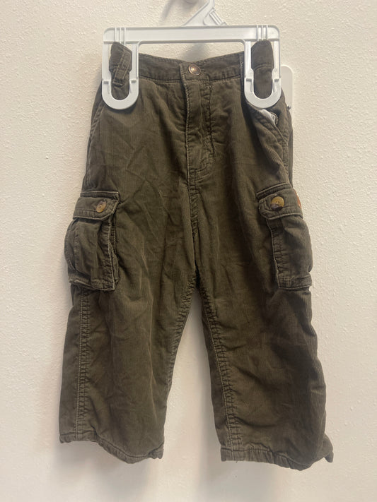 24m Osh Kosh Vintage Olive Corduroy Pant