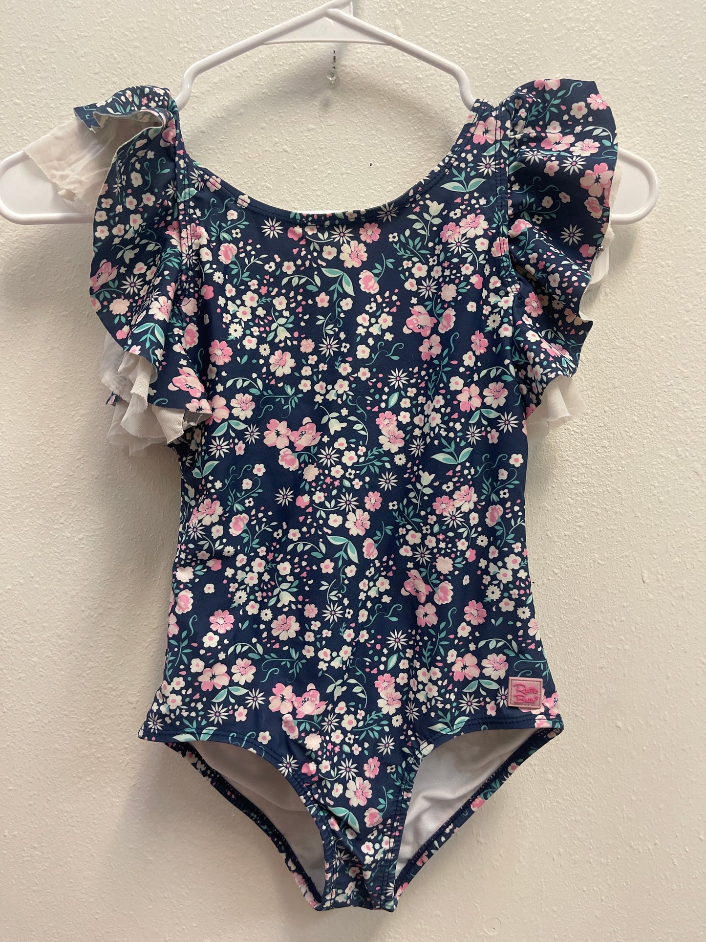 8 Ruffle Butts Floral Swimsuit