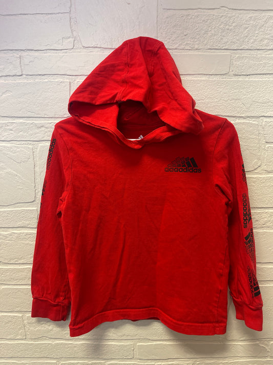 3t Adidas Red Hooded Tee