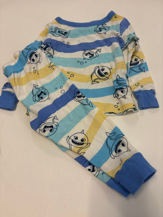 18m Baby Shark Pajamas