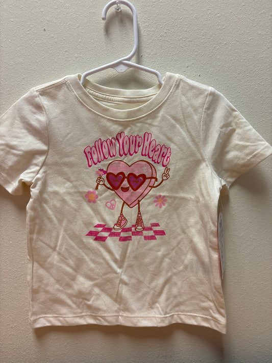 2T New Follow Your Heart Tee