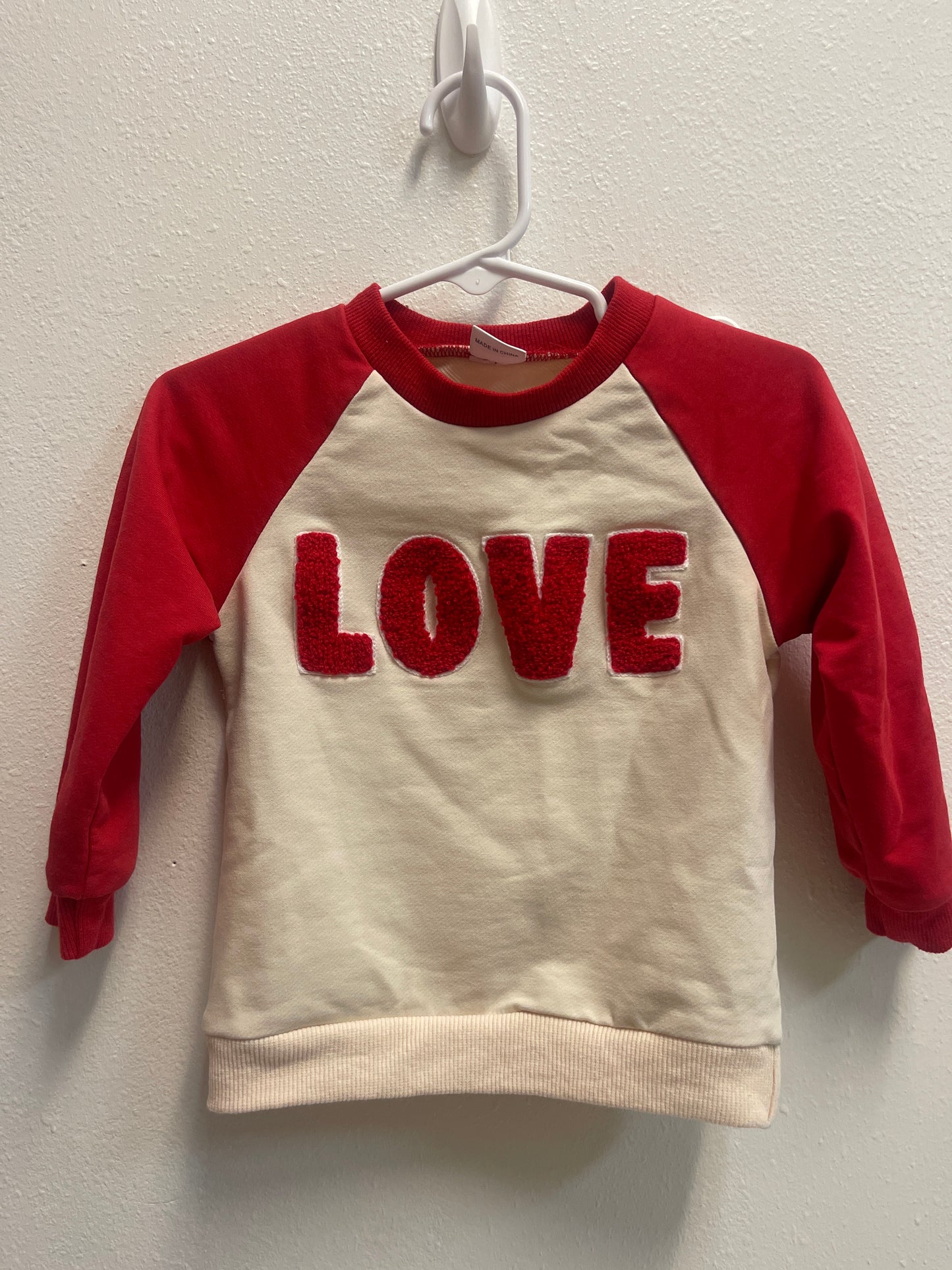 12/18m LOVE Crewneck Sweatshirt