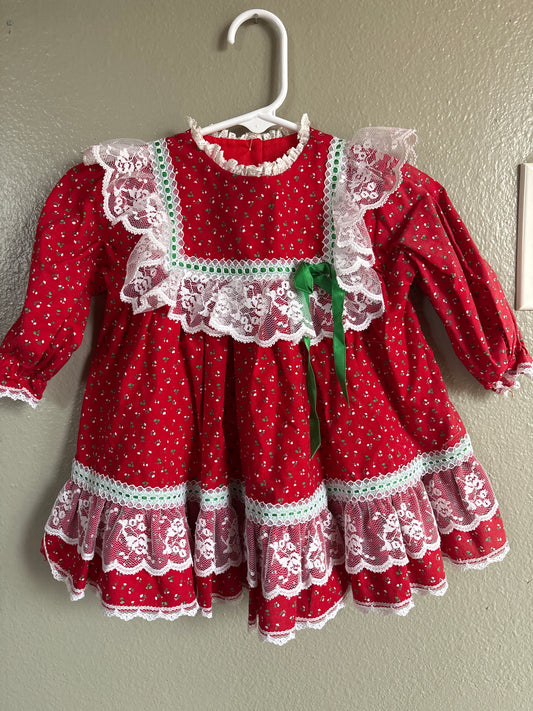 18m Vintage Bryan Christmas Dress