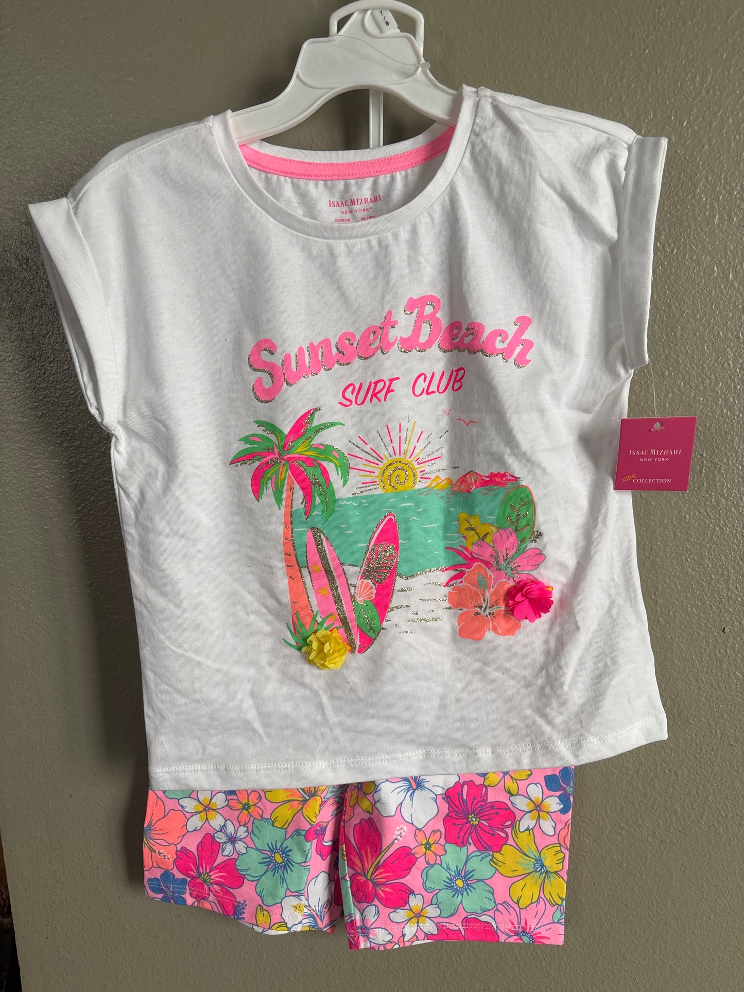 7-8 New Sunset Beach Short Set