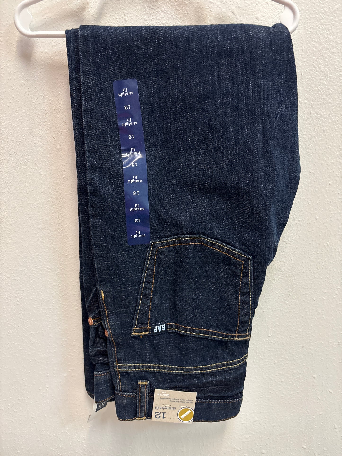 12 New Gap Straight Fit Dark Wash Jeans