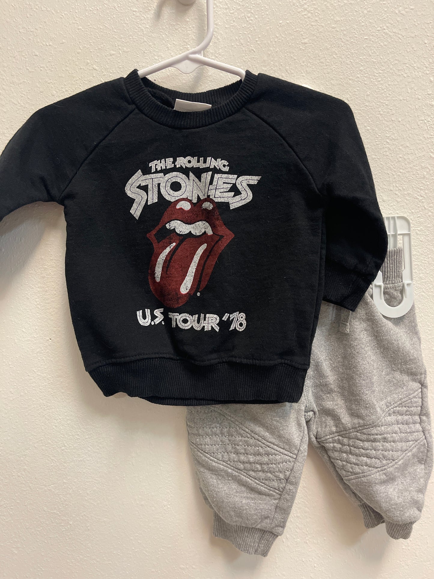 0/3m Rolling Stones Sweat Set