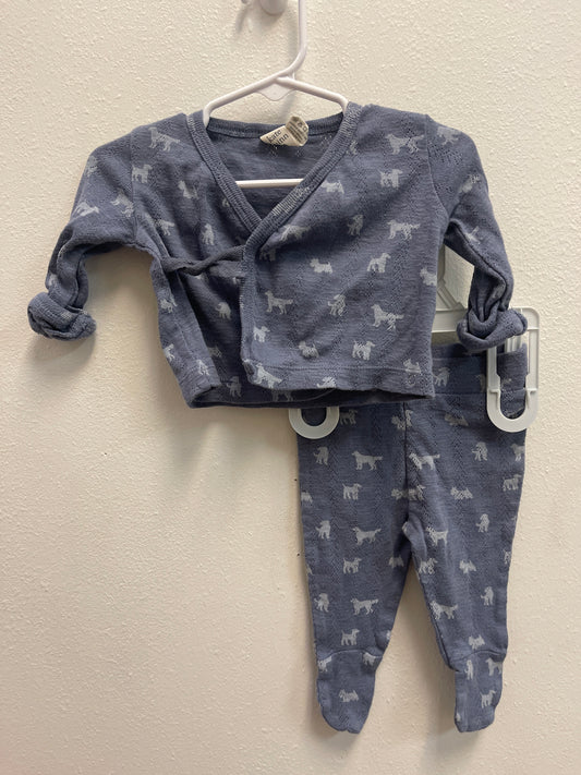 0/3m Kate Quinn Blue Dog Set