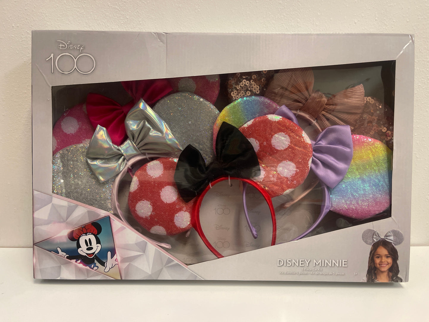 NEW  Disney Minnie 5 pc Ear Set