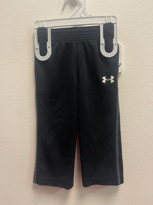 9/12m Under Armour Black Mesh Pant