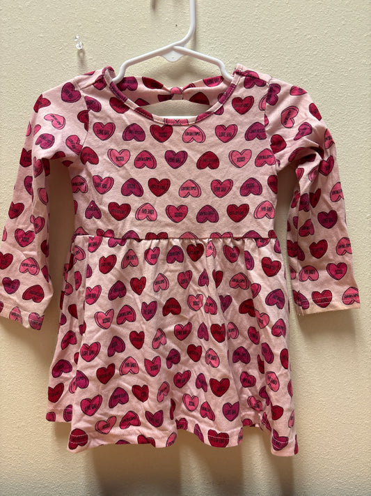 12-18m Conversation Heart Dress