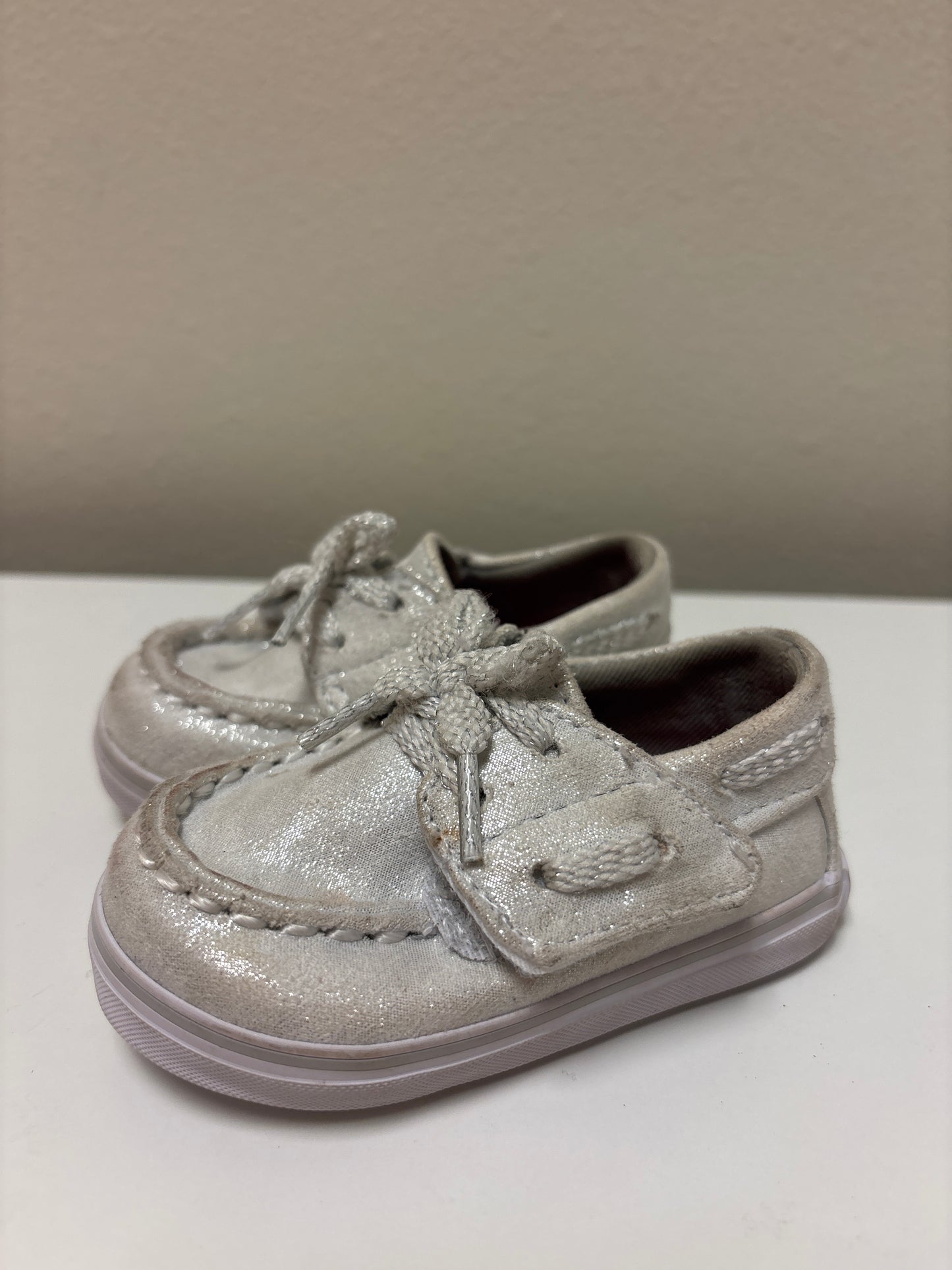 Size 2 Infant White Sperry Shoes