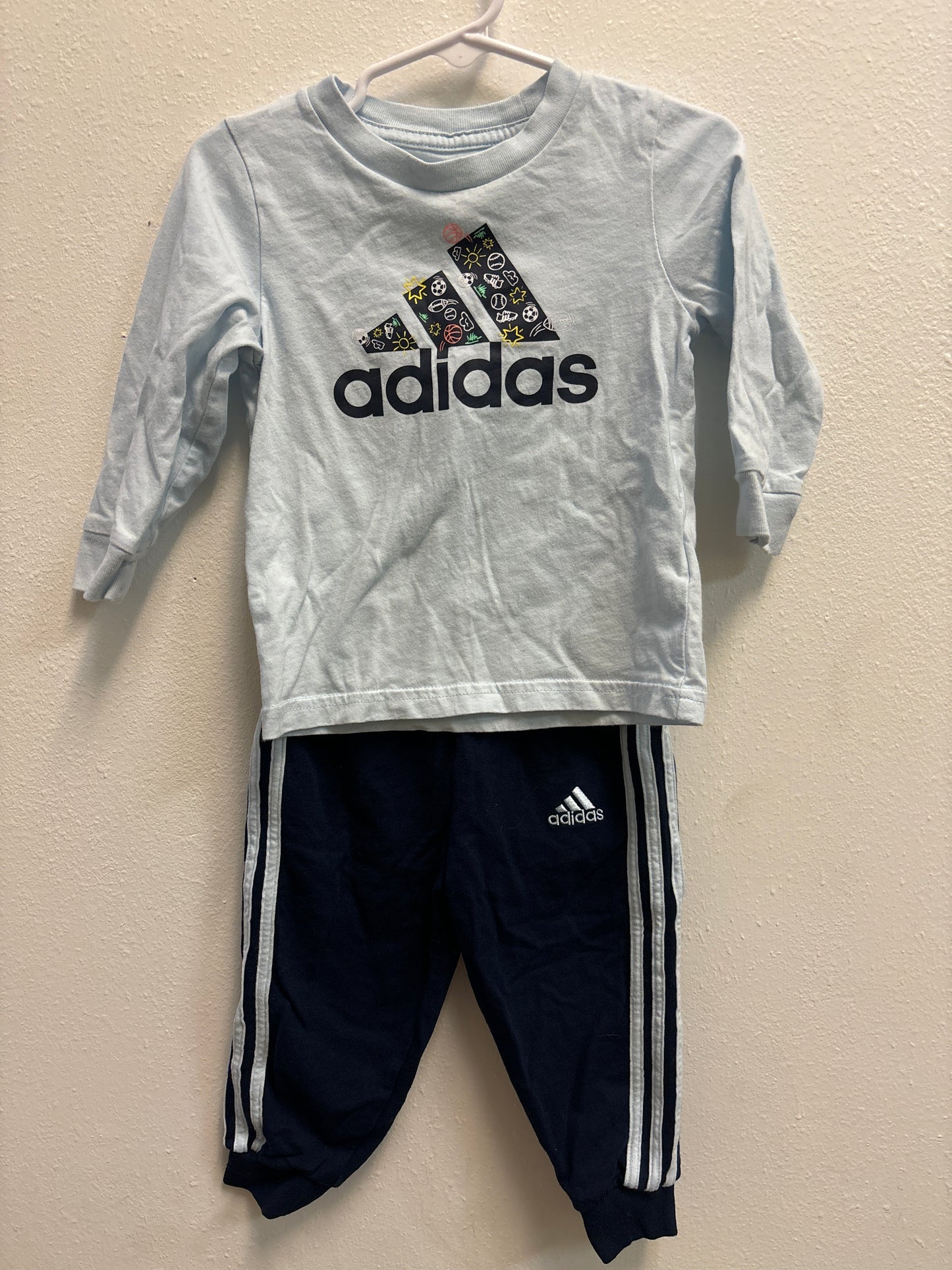 12m Blue Adidas Outfit