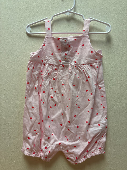 18m Hearts Bubble Romper