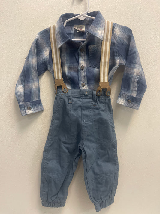 12m Dapper Dude Suspender Set