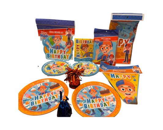 Blippi Birthday Party Lot